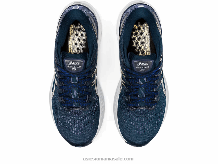 Asics albastru francez/albastru tunet gel-kayano 28 lățime ZF4643892