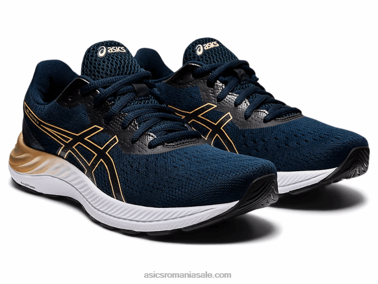 Asics albastru francez/șampanie gel-excite 8 lățime ZF4643535