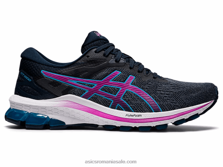 Asics albastru francez/struguri digitale gt-1000 10 lățime ZF4643999