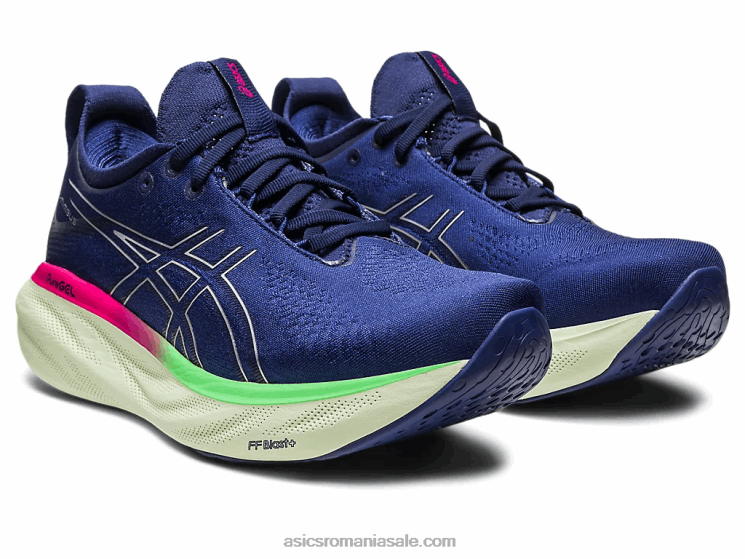 Asics albastru indigo/argintiu pur gel-nimbus 25 ZF4642373