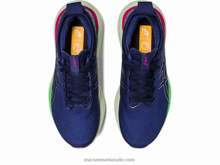 Asics albastru indigo/argintiu pur gel-nimbus 25 ZF4642373