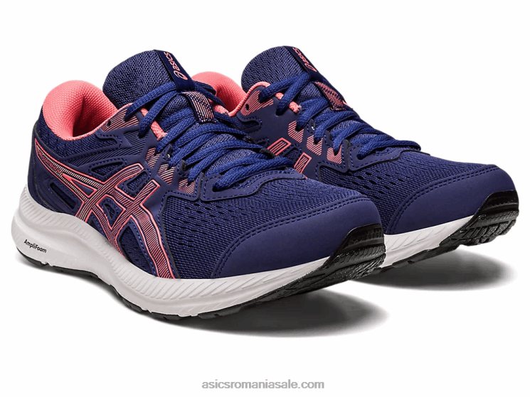 Asics albastru indigo/papaya conținut de gel 8 ZF4642443