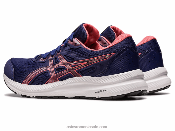 Asics albastru indigo/papaya conținut de gel 8 ZF4642443