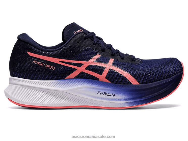 Asics albastru indigo/papaya viteza magica 2 ZF4642327