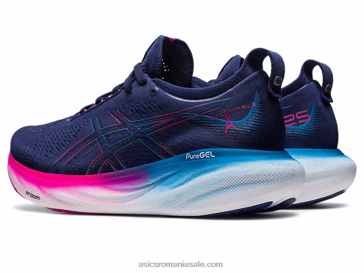 Asics albastru indigo/roz rave gel-nimbus 25 ZF4642138