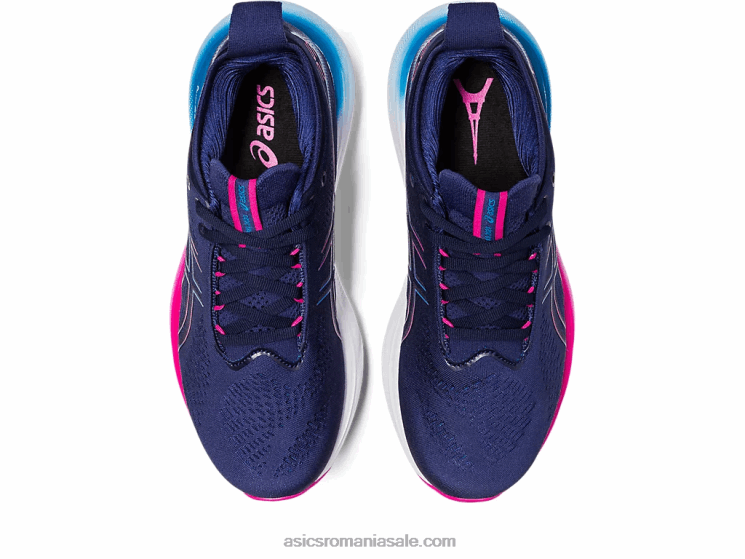 Asics albastru indigo/roz rave gel-nimbus 25 ZF4642138