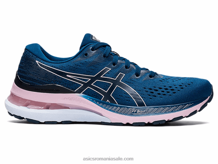 Asics albastru mako/abia trandafir gel-kayano 28 lățime ZF4643553