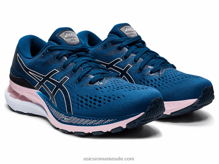 Asics albastru mako/abia trandafir gel-kayano 28 lățime ZF4643553