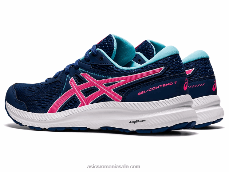 Asics albastru miezul nopții/roz fierbinte conținut de gel 7 ZF4643695