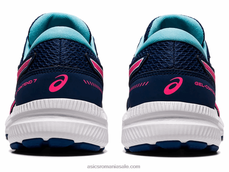 Asics albastru miezul nopții/roz fierbinte conținut de gel 7 ZF4643695