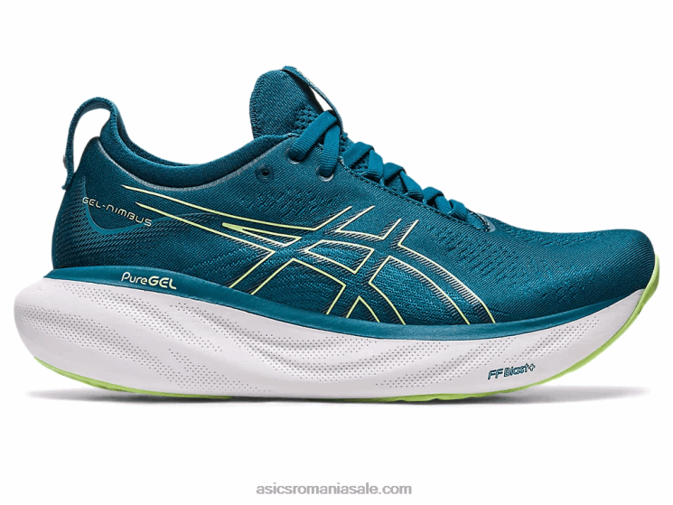 Asics cerneală teal/verde lime gel-nimbus 25 ZF4642259