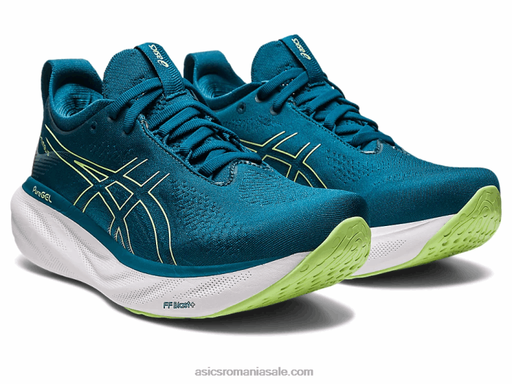 Asics cerneală teal/verde lime gel-nimbus 25 ZF4642259