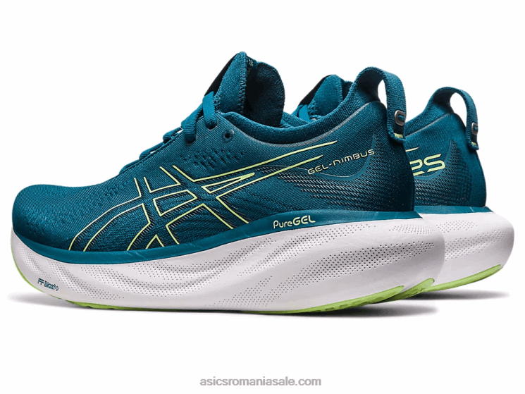 Asics cerneală teal/verde lime gel-nimbus 25 ZF4642259