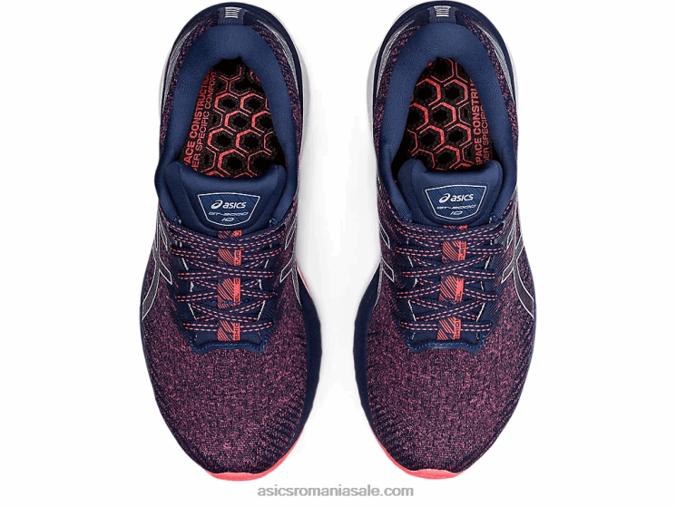 Asics corai aprins/albastru tunet gt-2000 10 ZF4643691