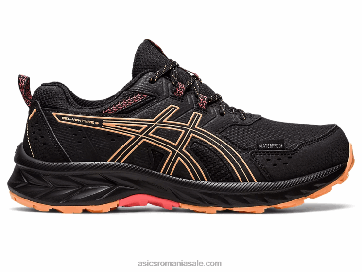 Asics dună neagră/vară gel-venture 9 rezistent la apă ZF4642228