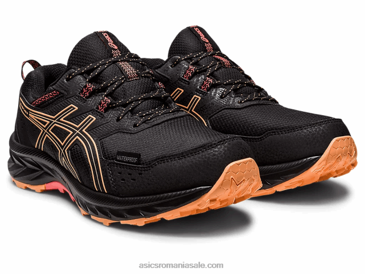 Asics dună neagră/vară gel-venture 9 rezistent la apă ZF4642228