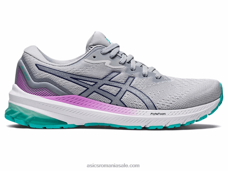Asics gri glaciar/albastru scufundare gt-1000 11 ZF4642987