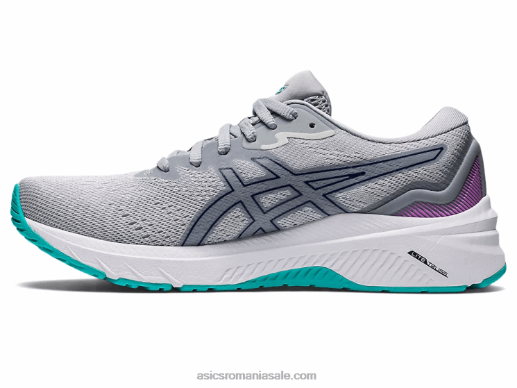 Asics gri glaciar/albastru scufundare gt-1000 11 ZF4642987