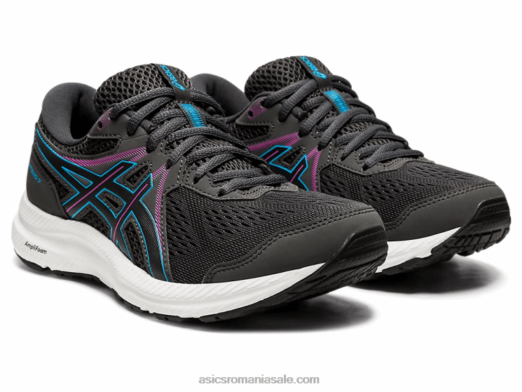 Asics gri grafit/digital aqua conținut de gel 7 ZF4644024