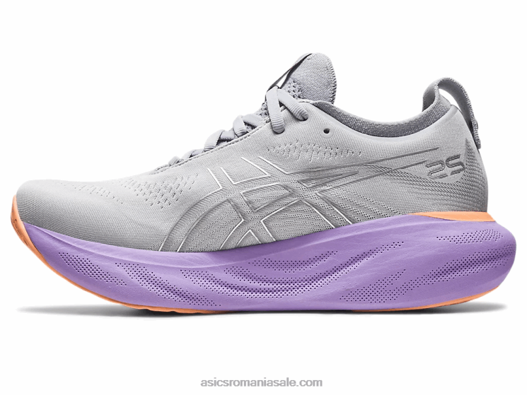 Asics gri piemont/argintiu pur gel-nimbus 25 ZF4642148