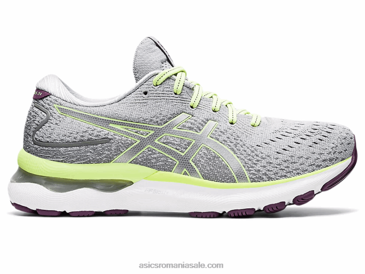 Asics gri piemont/verde lime gel-nimbus 24 ZF4643549