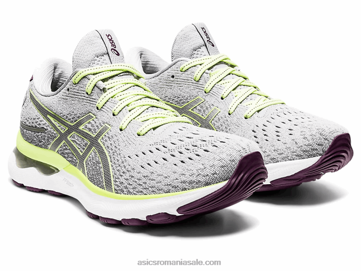 Asics gri piemont/verde lime gel-nimbus 24 ZF4643549