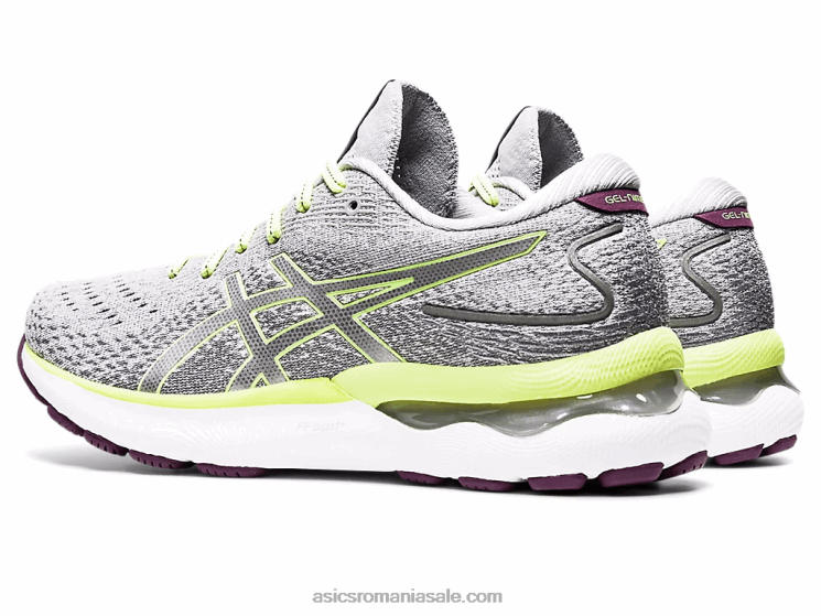 Asics gri piemont/verde lime gel-nimbus 24 ZF4643549