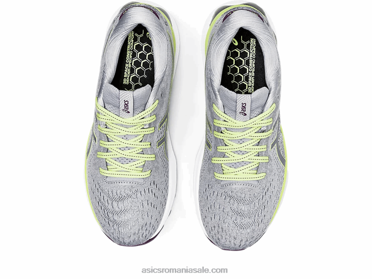 Asics gri piemont/verde lime gel-nimbus 24 ZF4643549