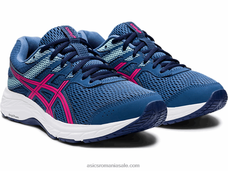Asics mare rechin/roz glo conținut de gel 6 ZF4644180