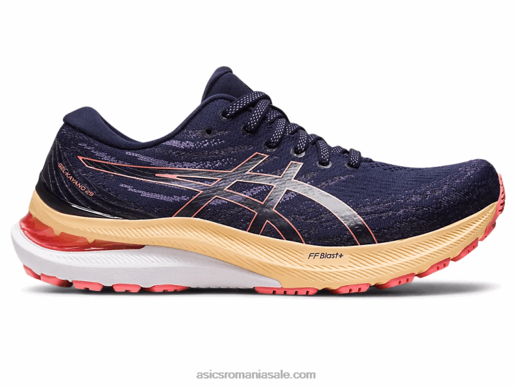Asics miezul nopții/papaya gel-kayano 29 lățime ZF4642431