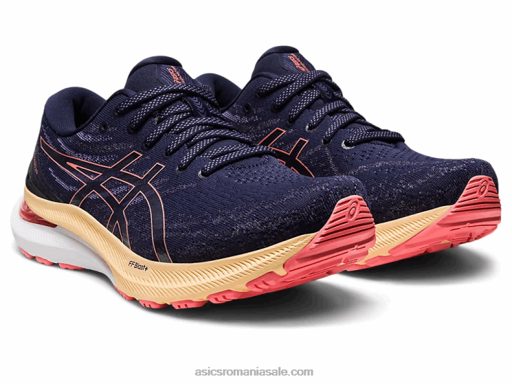 Asics miezul nopții/papaya gel-kayano 29 lățime ZF4642431