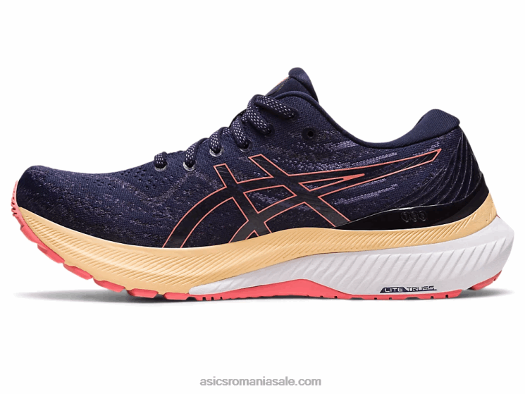 Asics miezul nopții/papaya gel-kayano 29 lățime ZF4642431