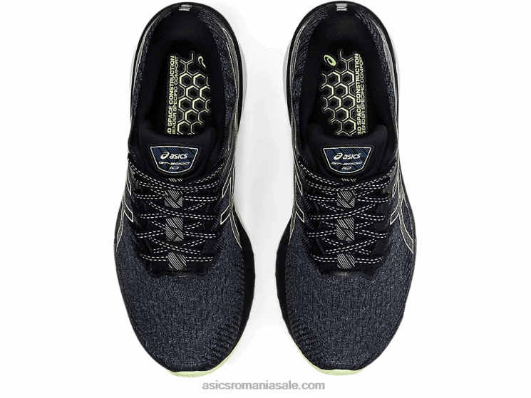 Asics moale lavanda/negru gt-2000 10 lățime ZF4643689