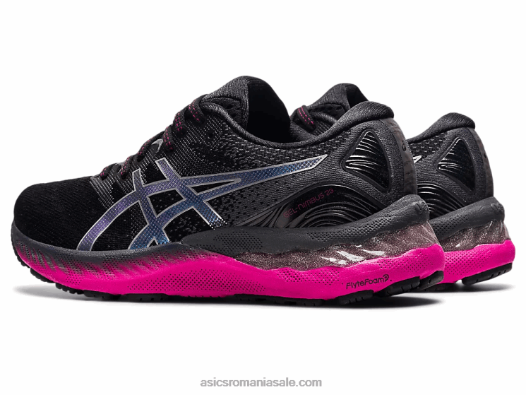 Asics negru/argint pur gel-nimbus 23 ZF4643874