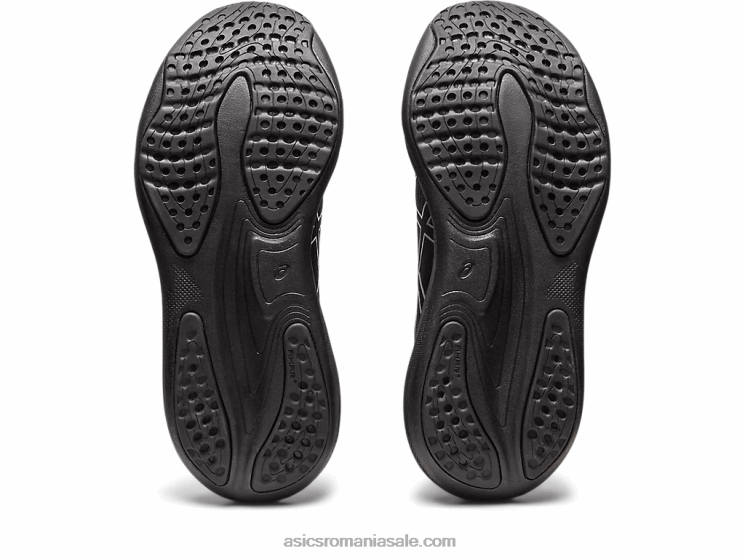 Asics negru/argint pur gel-nimbus 25 platină ZF4642379
