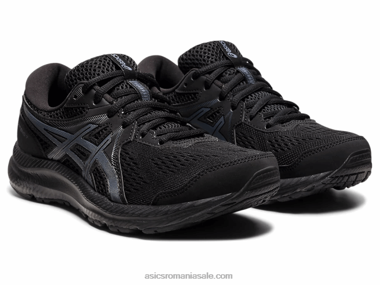 Asics negru/gri purtător gel-contend 7 lățime ZF4644013