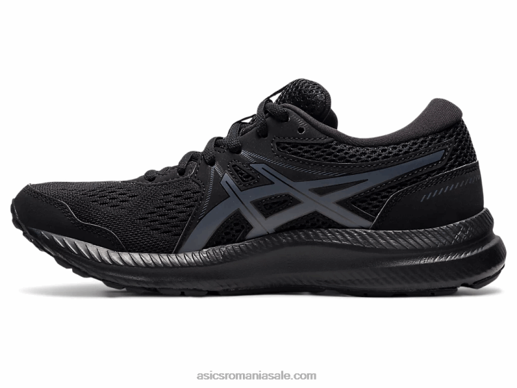 Asics negru/gri purtător gel-contend 7 lățime ZF4644013