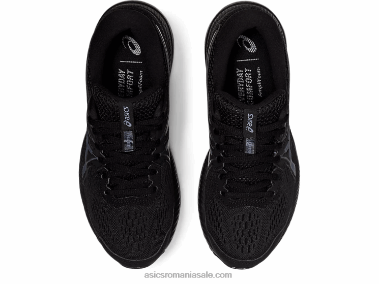 Asics negru/gri purtător gel-contend 7 lățime ZF4644013