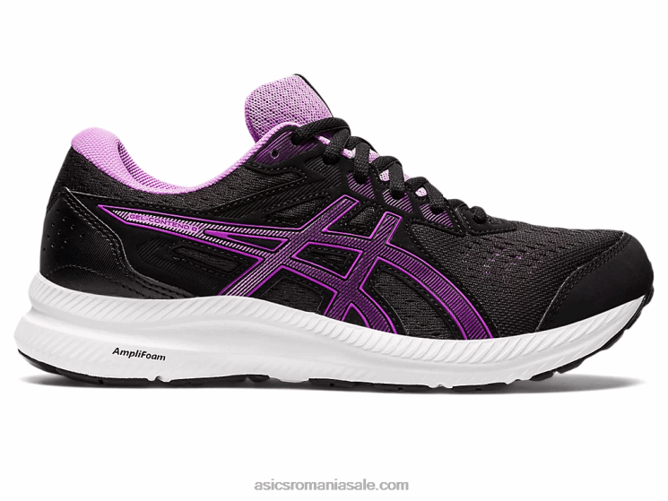 Asics negru/orhidee conținut de gel 8 ZF4642683