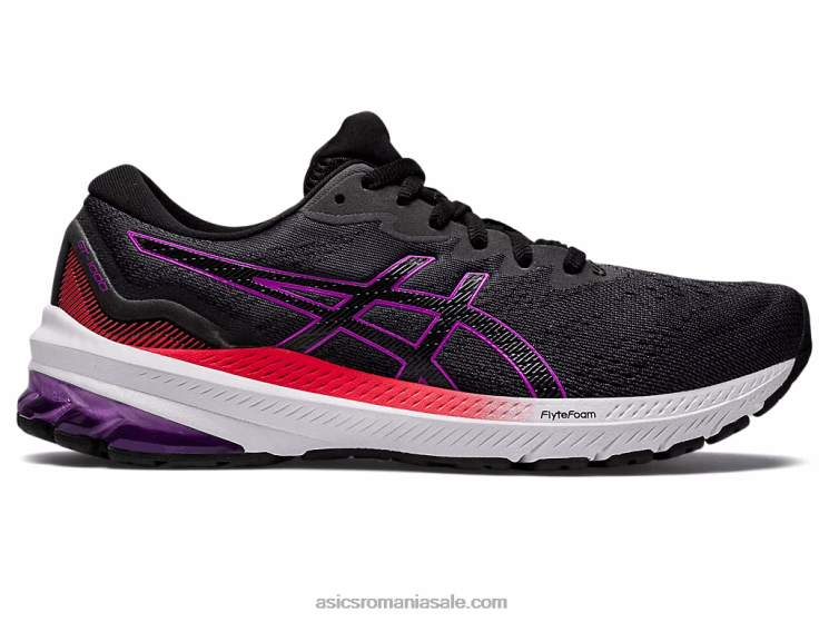 Asics negru/orhidee gt-1000 11 lățime ZF4642913