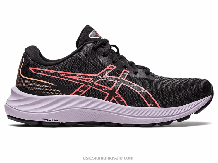 Asics negru/papaia gel-excitare 9 ZF4642458