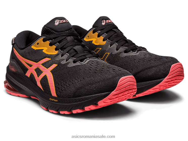 Asics negru/papaia gt-1000 11 gtx ZF4642478