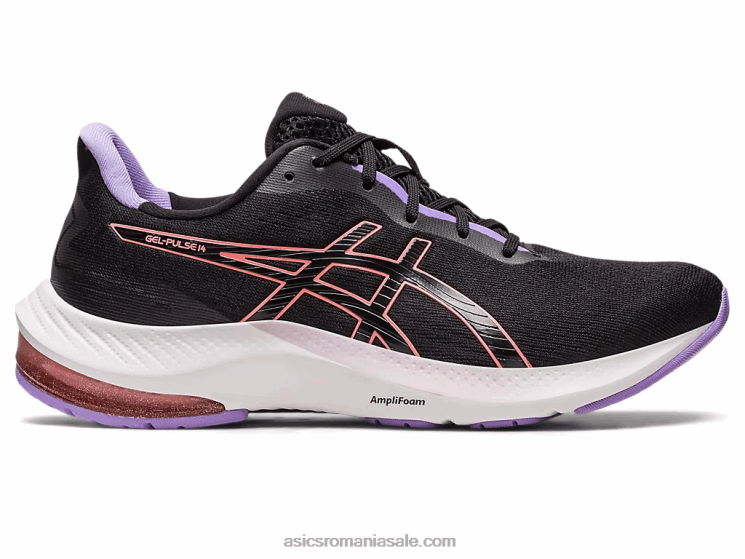 Asics negru/papaia puls de gel 14 ZF4642483