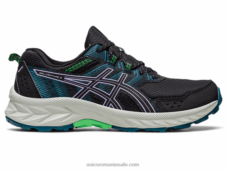 Asics negru/violet digital gel-venture 9 lățime ZF4642216