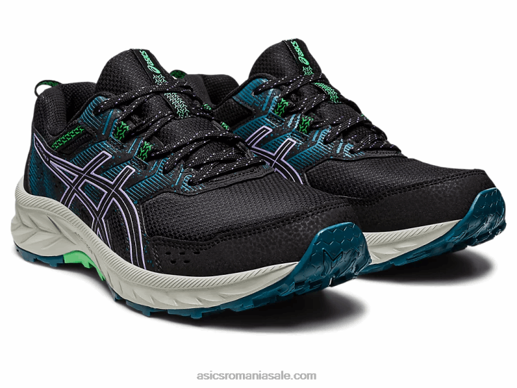 Asics negru/violet digital gel-venture 9 lățime ZF4642216