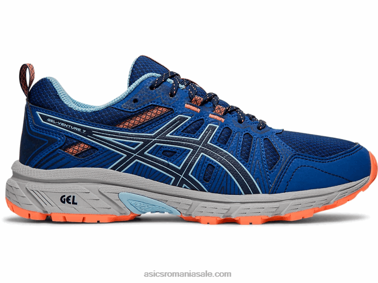 Asics întindere albastră/albastru patrimoniu gel-venture 7 ZF4644210