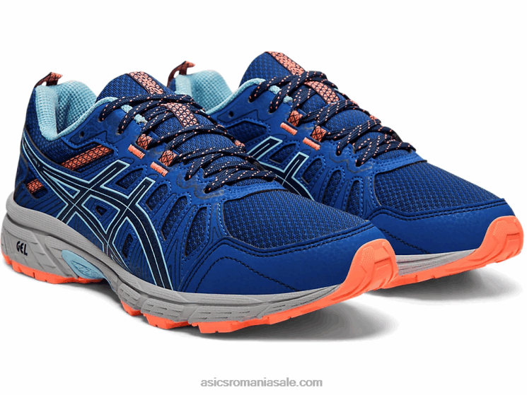 Asics întindere albastră/albastru patrimoniu gel-venture 7 ZF4644210