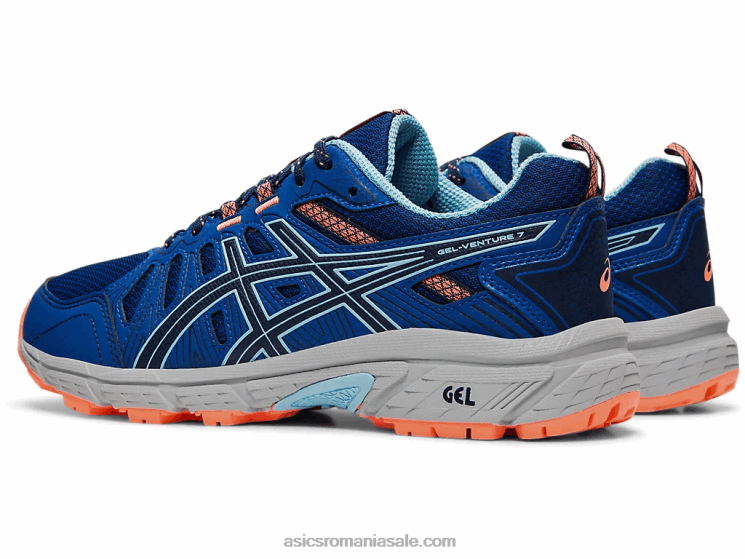 Asics întindere albastră/albastru patrimoniu gel-venture 7 ZF4644210