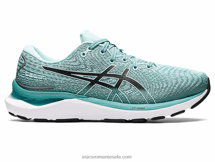 Asics oaza verde/negru gel-cumulus 24 lățime ZF4643249
