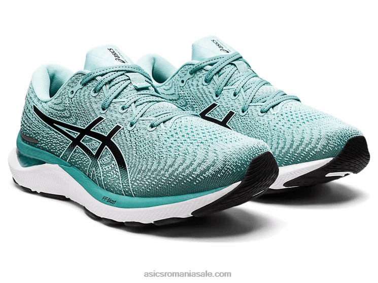 Asics oaza verde/negru gel-cumulus 24 lățime ZF4643249